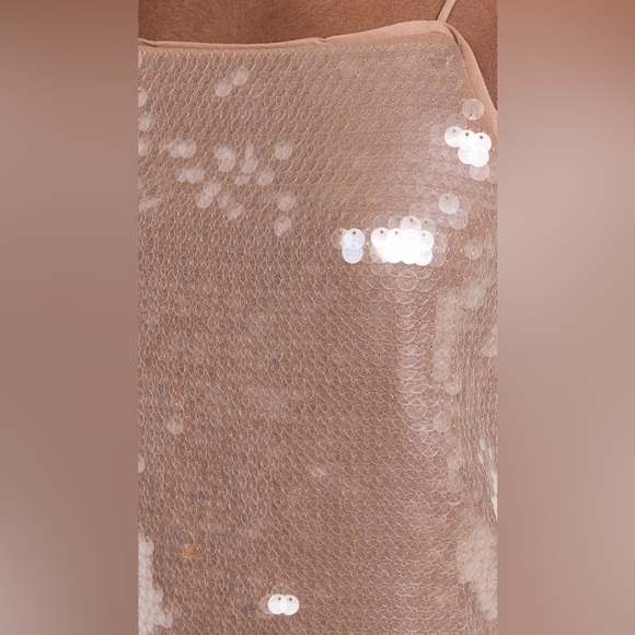 NWT Madewell Fallen Timber Sequin Square-Neck Cami Size Medium - Picture 10 of 15